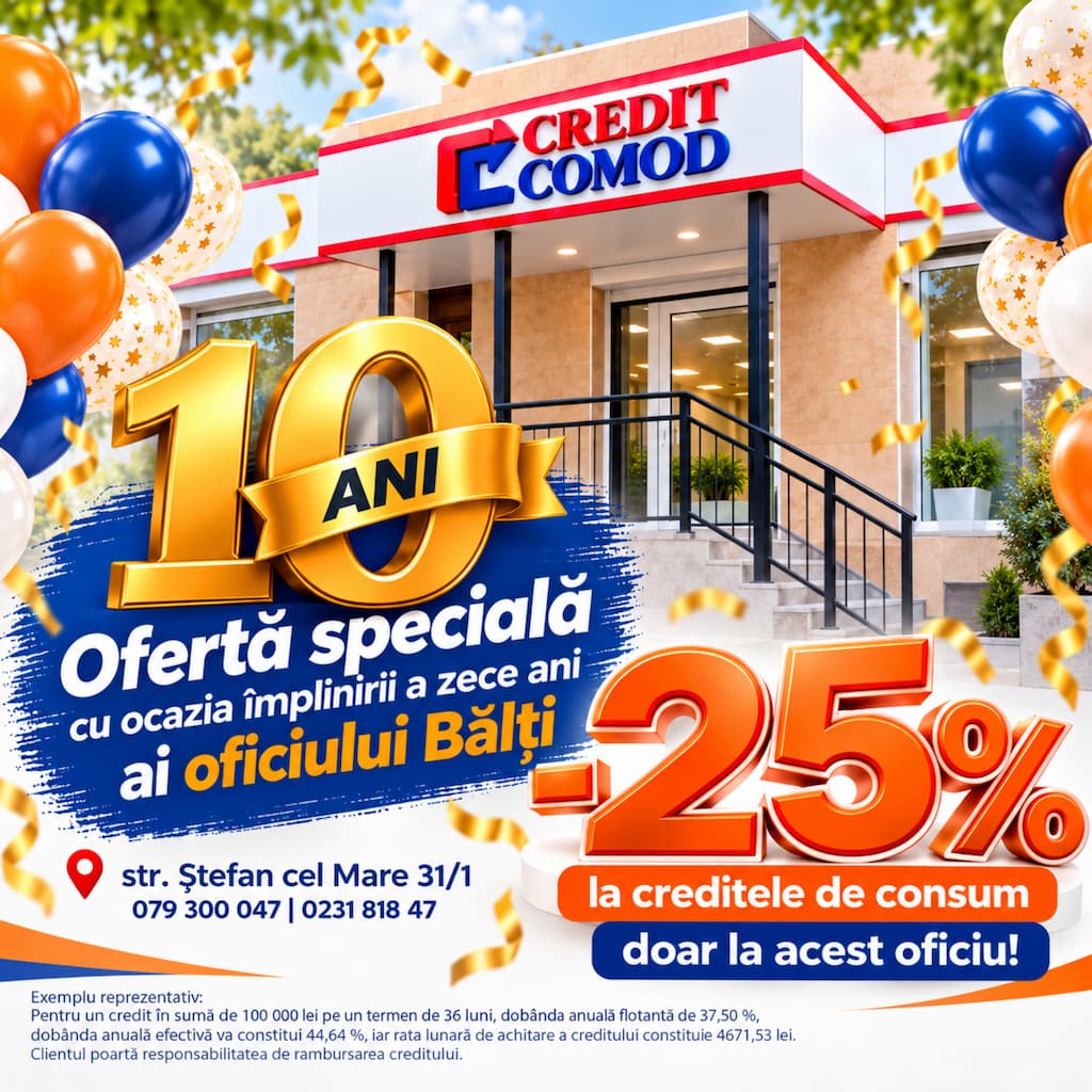 Credit Comod - Credite fara gaj in toata Moldova